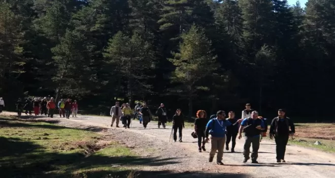 Sakarya’da sonbahar doğa yürüyüşleri devam ediyor