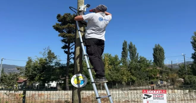 Sakarya Geyve’de parkların kameraları kayda başladı