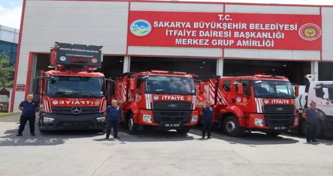 Sakarya İtfaiye Teşkilatı’nın yeni güçleri