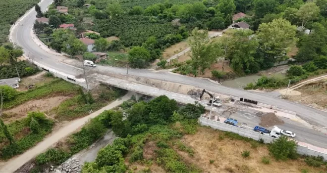 Sakarya Kanlıçay Köprüsü’nde çalışmalar başladı