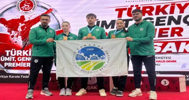 Sakarya’nın sporcuları farklı illerde kürsüde