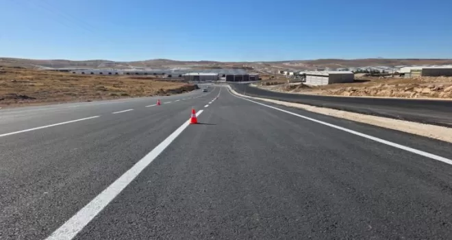 Sanayi yolları asfaltlandı
