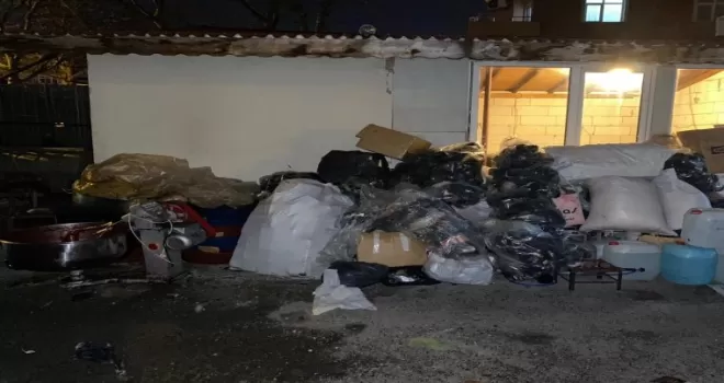Sancaktepe’de kaçak tütün operasyonu
