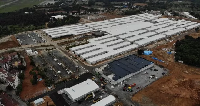 Sancaktepe’deki pandemi hastanesi açılış için gün sayıyor
