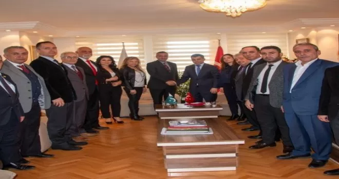 SANKON yönetimi Pakistan Büyükelçiliği ile bir araya geldi.
