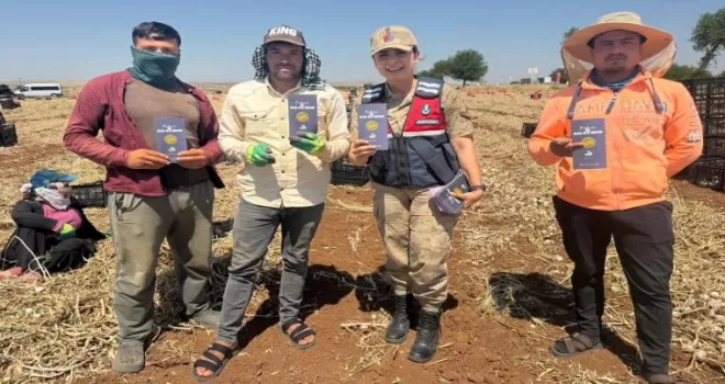 Şanlıurfa Jandarması’ndan KADES bilgilendirmesi