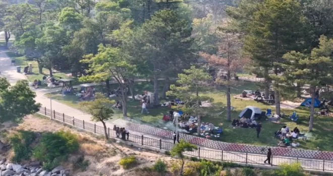 Sarımsaklı Barajı Mesire Alanı’na Kayserililerden tam not