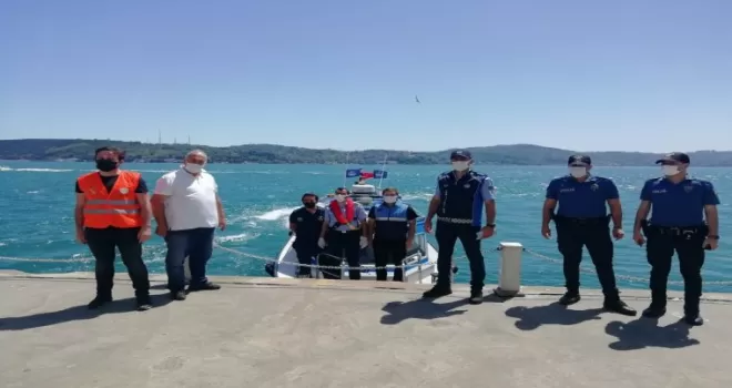 Sarıyer’de amatör balıkçılara denetim
