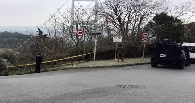 Sarıyer’de hareketli anlar: Şüpheli pankart polisi harekete geçirdi
