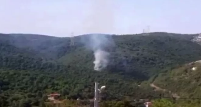 Sarıyer’de korkutan orman yangını
