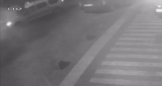 Sarıyer’de rögardaki patlama kamerada
