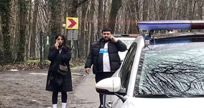 Sarıyer’de virajı alamayan otomobil takla attı: 3 yaralı
