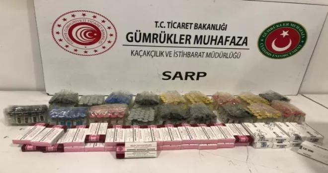 Sarp Sınır Kapısında 95 bin lira değerinde kaçak ilaç ele geçirildi
