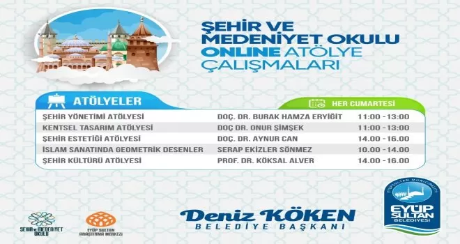 Şehir ve Medeniyet Okulu’nda online eğitim başladı
