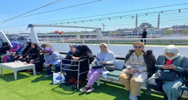 Şehit aileleri İstanbul’un tarihine yolculuk yaptı
