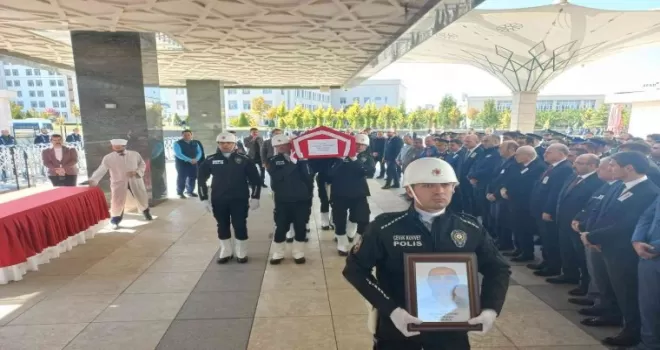 Şehit Polis Memuru Baybörü son yolculuğuna uğurlandı
