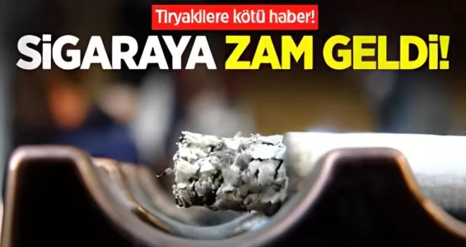 SİGARA TİRYAKİLERİNİ ÜZECEK HABER!
