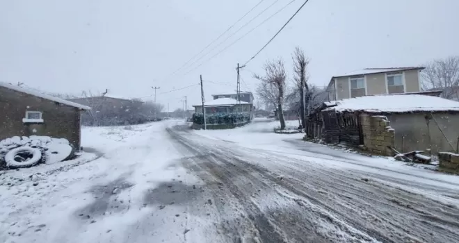 Silivri beyaza büründü
