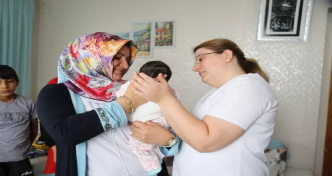 Şimşek’ten Gölbaşı bebeklerine "hoş geldin" hediyesi
