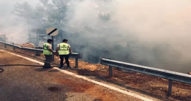 Sincan Belediyesi yangın bölgesine yardımlara devam ediyor
