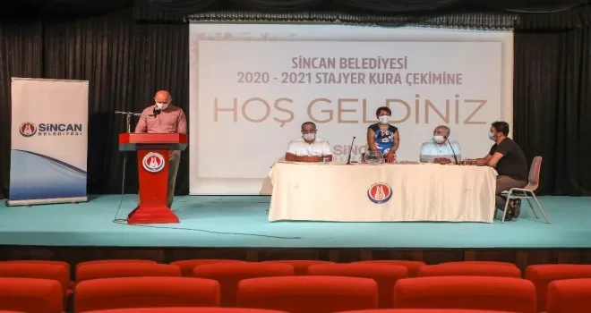 Sincan Belediyesinde staj yapmaya hak kazananlar belli oldu
