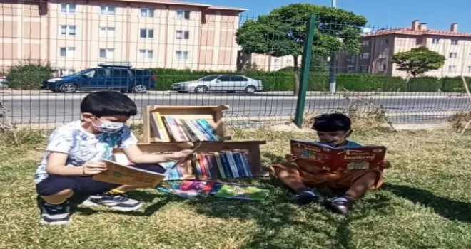 Sincan’da iki “açık hava kütüphanesi” hizmete girdi
