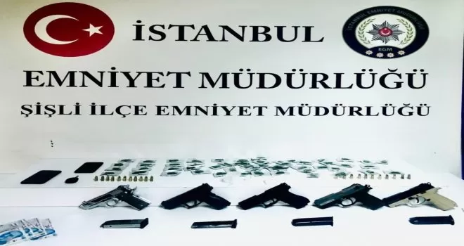 Şişli’de aranan şahıslara ve torbacılara yönelik operasyon
