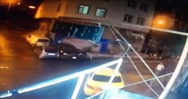 Şişli’de cinayet anı kamerada

