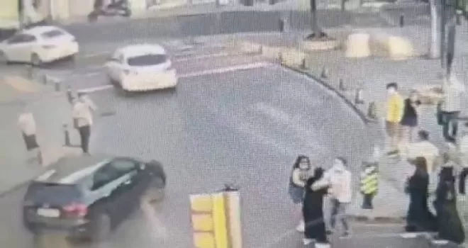 Şişli’de kadın yankesicinin yakalanma anı kamerada
