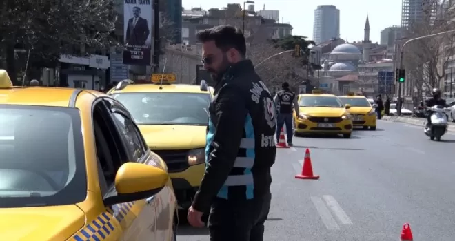Şişli’de ticari taksi denetimi
