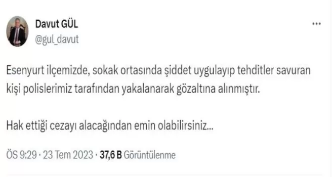 Sokakta öldüresiye dövdüğü kadını kanlar içinde bırakan maganda yakalandı

