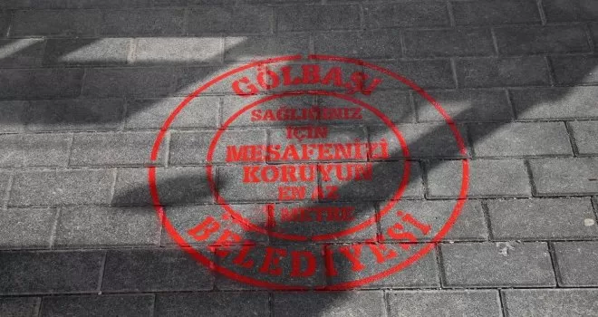 Sosyal mesafeye ikon önlemi
