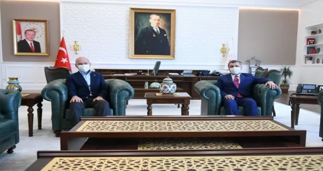 Soylu ve Koca, Kurban Bayramı tedbirleri için bir araya geldi
