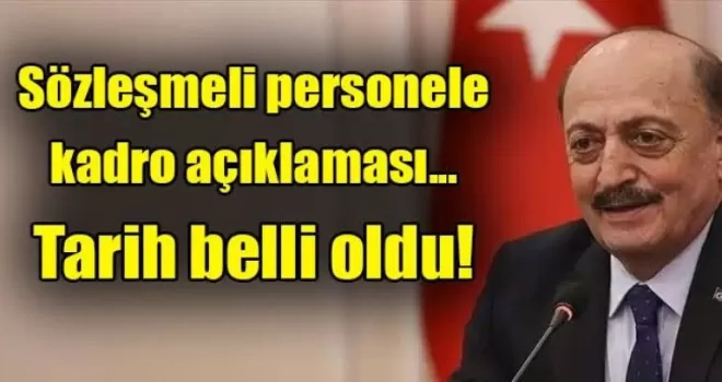 Sözleşmeli Personele Kadro Yolda!