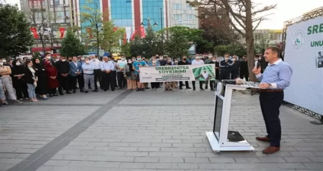 Srebrenitsa Soykırımı’nda hayatını kaybedenler Gaziosmanpaşa’da anıldı
