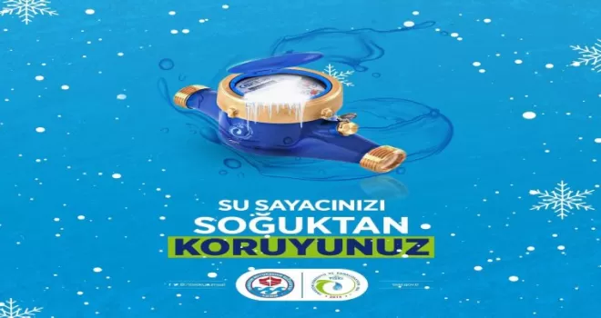 Su sayaçlarının donma riskine dikkat!