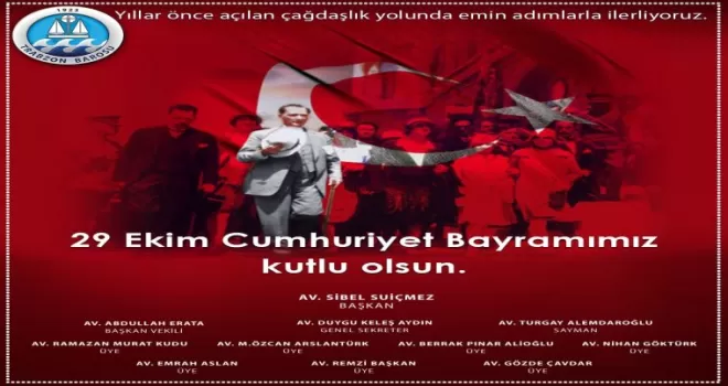 Suiçmez Cumhuriyet Bayramını tebrik etti