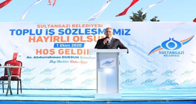 Sultangazi Belediyesi işçilerine toplu iş sözleşmesi
