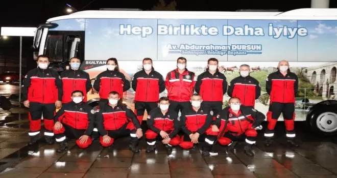 Sultangazi Belediyesi’nden  İzmir’e Destek
