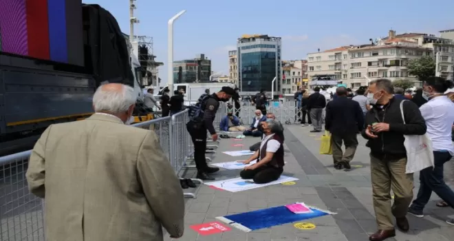 Taksim Camii açılışı öncesi son hazırlıklar
