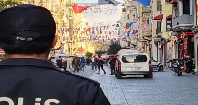 Taksim’de patlama meydana geldi
