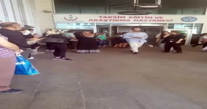 Taksim Eğitim ve Araştırma Hastanesi’nde yangın
