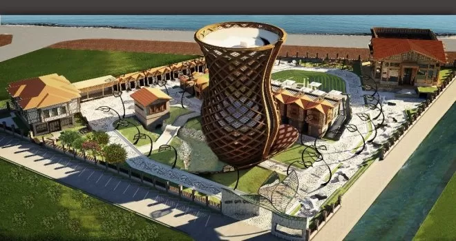 Tamamlandığında Rize çayının sembolü olacak
