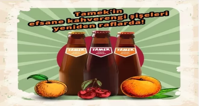Tamek’in nostaljik kahverengi şişesi yeniden raflarda
