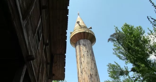 Tarihi cami minaresine 171 yıl sonra kavuştu
