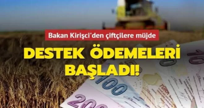 Tarım Bakanı Kirişçi’den Çiftçiye Büyük Müjde!