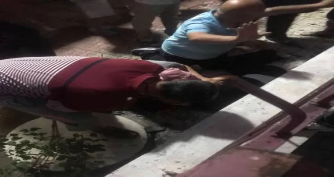 Tartıştığı komşusunu balkondan aşağı attı
