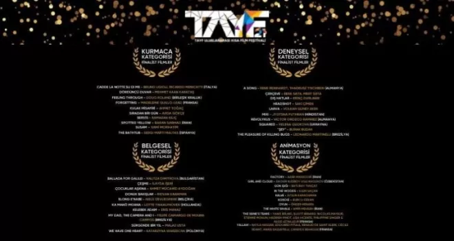TAYF Uluslararası Kısa Film Festivali sinemaseverlere kapılarını açıyor
