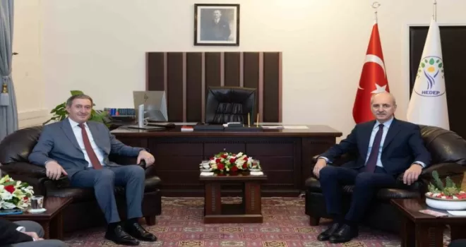 TBMM Başkanı Kurtulmuş, HEDEP grubunu ziyaret etti

