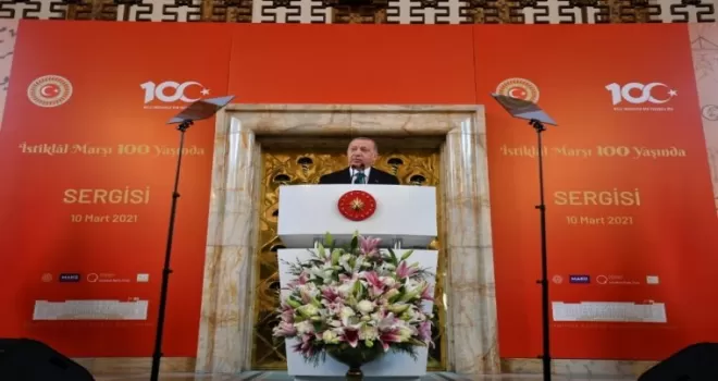 TBMM’de 100. yılında İstiklal Marşı sergisi açıldı
